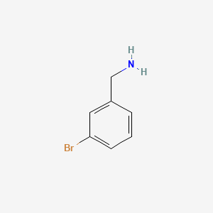Chemical structure of (3-bromophenyl)methanamine