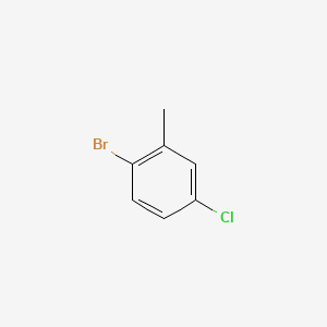 Chemical structure of 2-Bromo-5-chlorotoluene