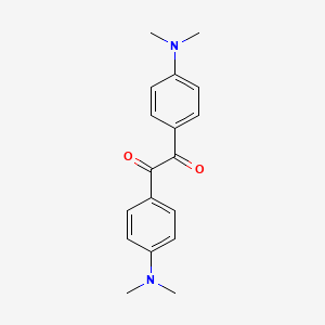 Chemical structure of 4,4'-Bis(Dimethylamino)Benzil