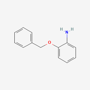 Chemical structure of 2-Benzyloxyaniline