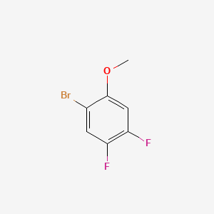 Chemical structure of 2-Bromo-4,5-difluoroanisole