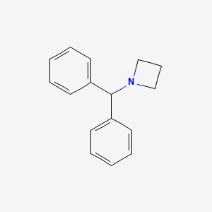 Chemical structure of 1-(Diphenylmethyl)azetidine