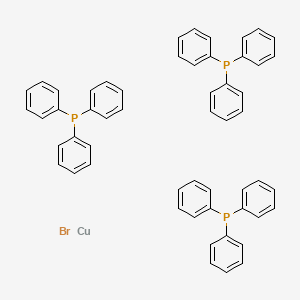 Chemical structure of Bromotris(triphenylphosphine)copper(I)