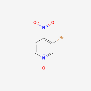 Chemical structure of 3-Bromo-4-nitropyridine N-oxide