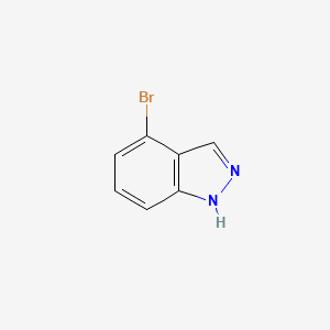 Chemical structure of 4-Bromoindazole