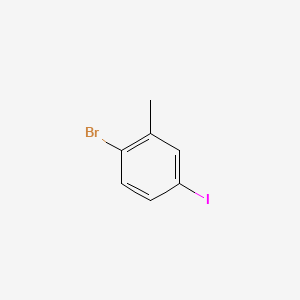 Chemical structure of 2-Bromo-5-iodotoluene