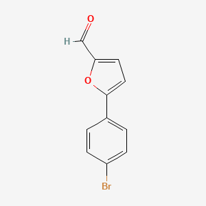 Chemical structure of 5-(4-bromophenyl)furfural