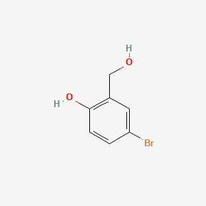 Chemical structure of 5-bromo-2-hydroxybenzyl alcohol