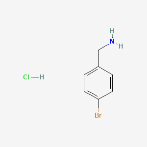 Chemical structure of 4-Bromobenzylamine Hydrochloride