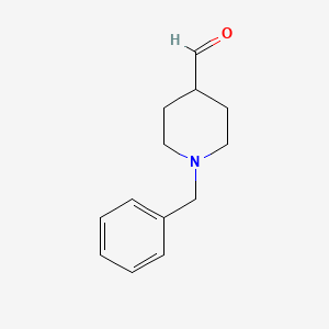 Chemical structure of 1-Benzylpiperidine-4-carbaldehyde