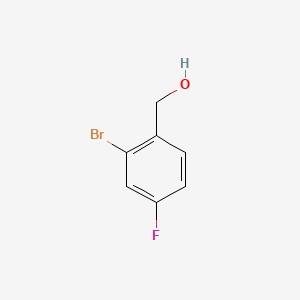 Chemical structure of 2-Bromo-4-fluorobenzyl Alcohol