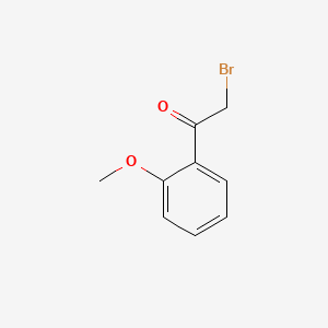 Chemical structure of 2-Bromo-2’-MethoxyAcetophenone
