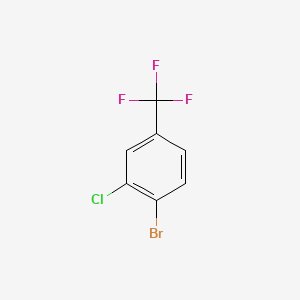 Chemical structure of 4-Bromo-3-chlorobenzotrifluoride