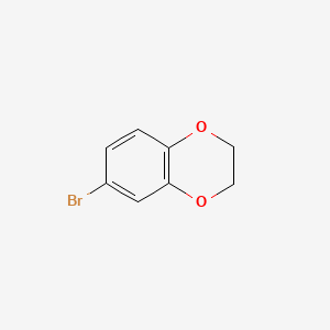 Chemical structure of 6-Bromo-1,4-benzodioxane