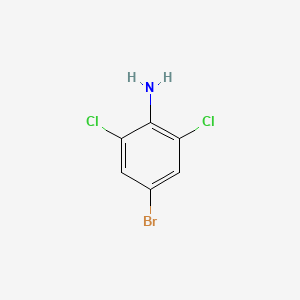 Chemical structure of 4-Bromo-2,6-dichloroaniline