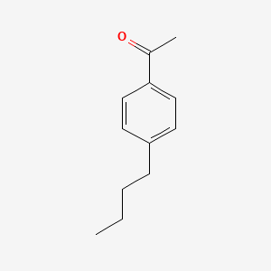 Chemical structure of 4-n-Butylacetophenone