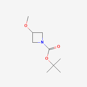 Chemical structure of 1-Boc-3-methoxyazetidine