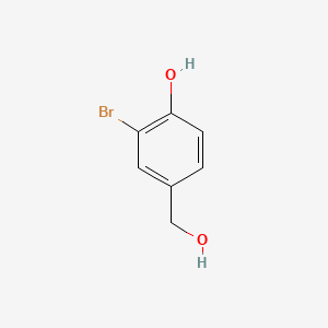 Chemical structure of 3-Bromo-4-hydroxybenzyl alcohol