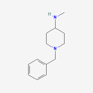 Chemical structure of 1-Benzyl-4-(methylamino)piperidine