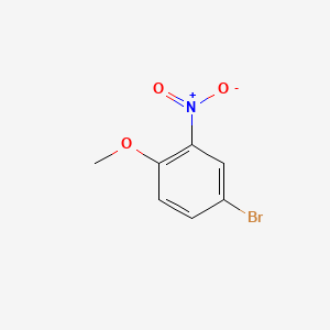 Chemical structure of 4-Bromo-2-nitroanisole