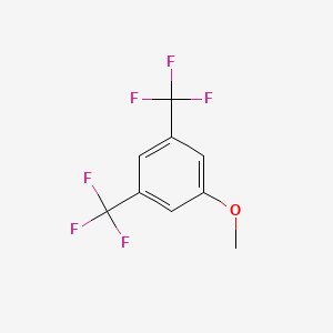 Chemical structure of 3,5-Bis(trifluoromethyl)anisole