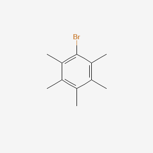 Chemical structure of Bromopentamethylbenzene