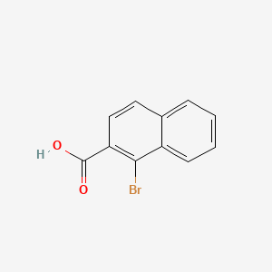 Chemical structure of 1-Bromo-2-naphthoic Acid