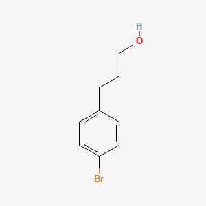 Chemical structure of 3-(4-bromophenyl)propan-1-ol