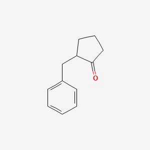 Chemical structure of 2-benzylcyclopentanone
