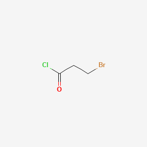 Chemical structure of 3-Bromopropionyl chloride