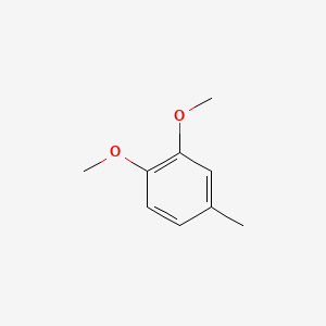 Chemical structure of 3,4-Dimethoxytoluene
