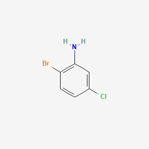 Chemical structure of 2-Bromo-5-chloroaniline