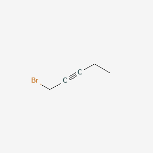 Chemical structure of 1-Bromo-2-pentyne