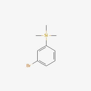 Chemical structure of (3-Bromophenyl)trimethylsilane