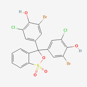 Chemical structure of Bromochlorophenol Blue