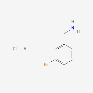 Chemical structure of 3-Bromobenzylamine hydrochloride