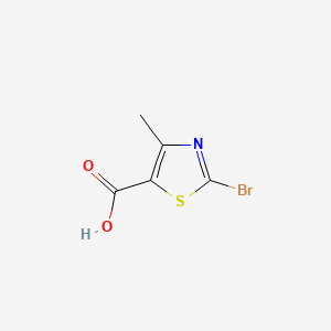 Chemical structure of 2-Bromo-4-methylthiazole-5-carboxylic Acid