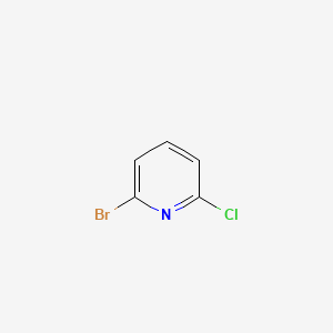 Chemical structure of 2-Bromo-6-chloropyridine