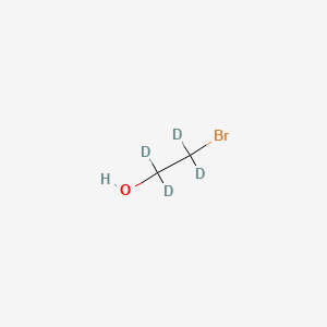 Chemical structure of 2-Bromoethanol-1,1,2,2-d4