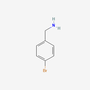 Chemical structure of 4-Bromobenzylamine
