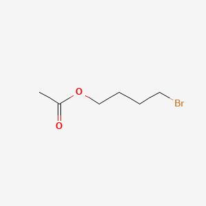 Chemical structure of 4-Bromobutyl acetate