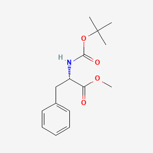 Chemical structure of Boc-Phe-OMe