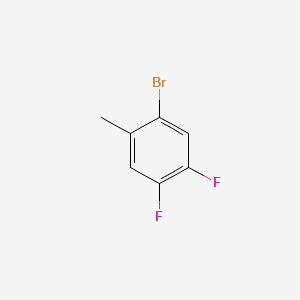 Chemical structure of 2-Bromo-4,5-difluorotoluene