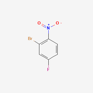 Chemical structure of 2-Bromo-4-fluoro-1-nitrobenzene