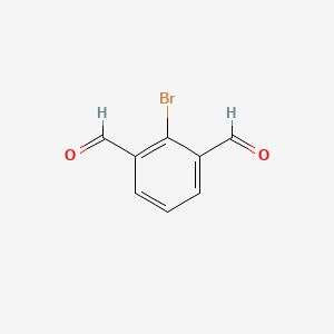 Chemical structure of 2-Bromoisophthalaldehyde