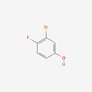Chemical structure of 3-Bromo-4-fluorophenol
