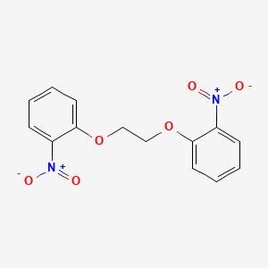 Chemical structure of 1,2-bis(2-nitrophenoxy)ethane