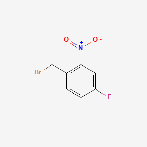 Chemical structure of 4-Fluoro-2-nitrobenzyl bromide
