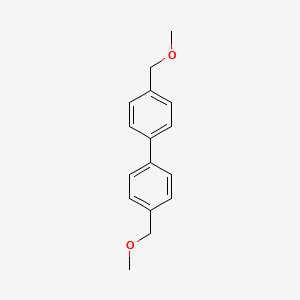 Chemical structure of 4,4-Bis(methoxymethyl)biphenyl