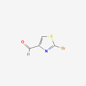Chemical structure of 2-Bromo-4-formylthiazole